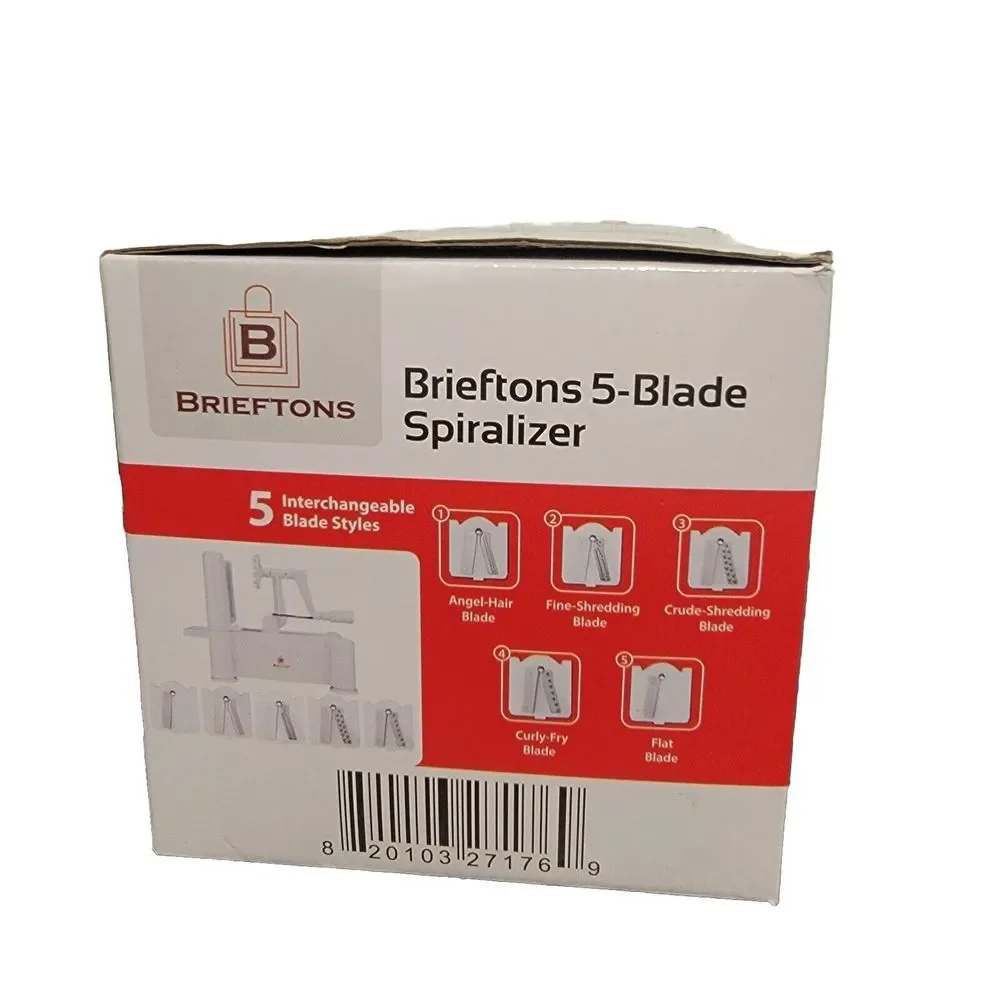Brieftons 5 Blade Spiralizer BR-5B-02 Interchangeable‎ Blades
